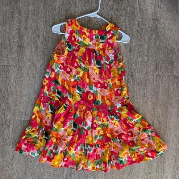 Tuckernuck Pomander Place Magnolia Watercolor Sleeveless Kenzo Dress - Picture 7 of 9